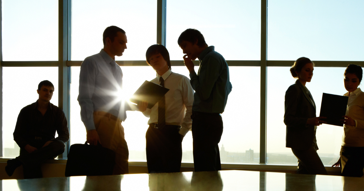 people in the meeting room