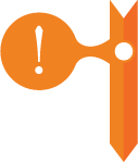 Orange Icon with exclamation