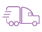 Distribute icon - delivery truck
