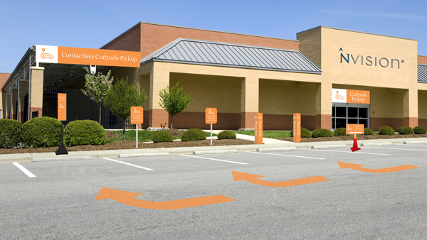 BOPIS parking lot signs